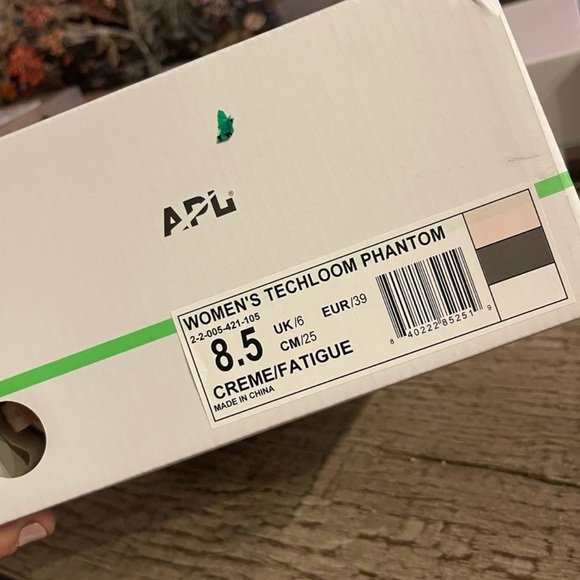 APL Techloom Phantom Sneakers in Cream/Fatigue. - Picture 12 of 13